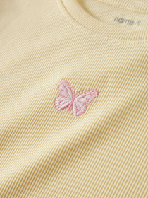 NAME IT T-shirt Vivemma Double Cream Butterfly